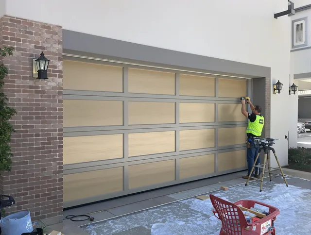 Garage door replacement service by Lakeville Garage Door Repair in Lakeville