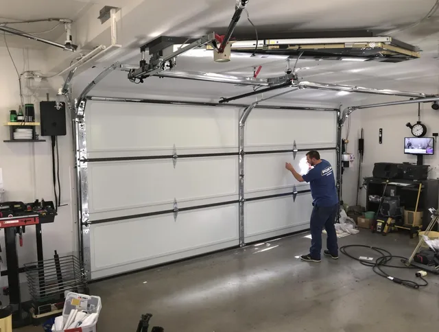 Professional garage door repair service by Lakeville Garage Door Repair in Lakeville