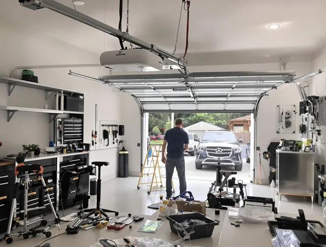 Garage door opener installation by Lakeville Garage Door Repair in Lakeville