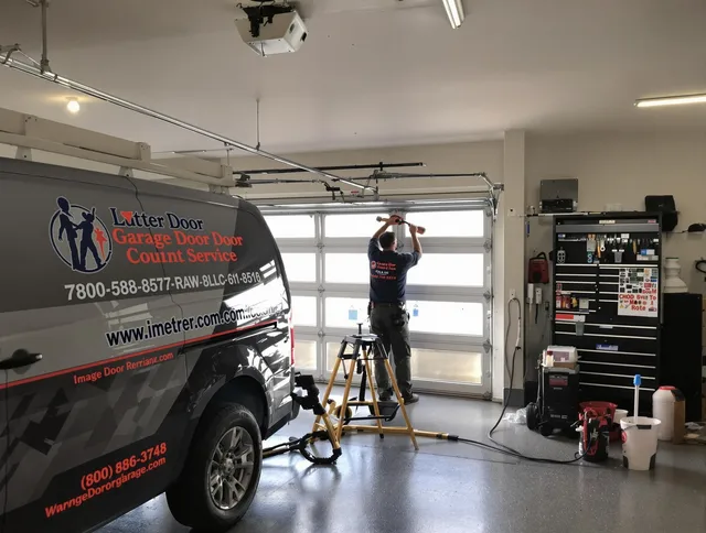 Lakeville Garage Door Repair team performing same-day garage door repair in Lakeville